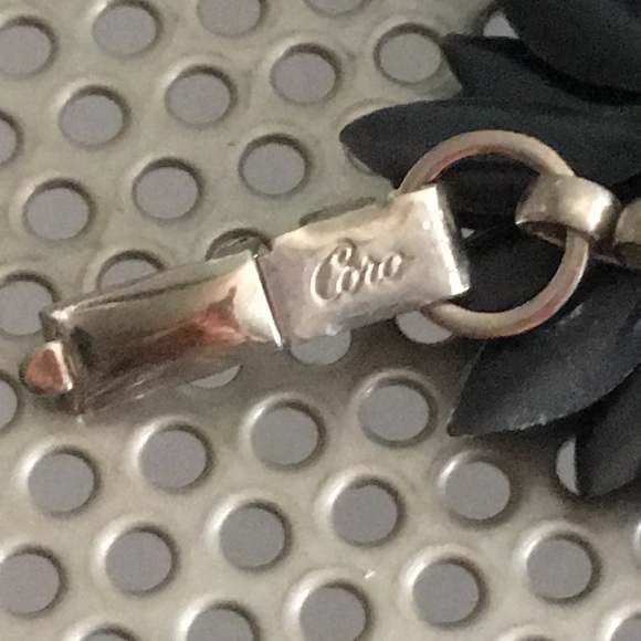 🖤RARE CORO black floral bracelet - Picture 9 of 12